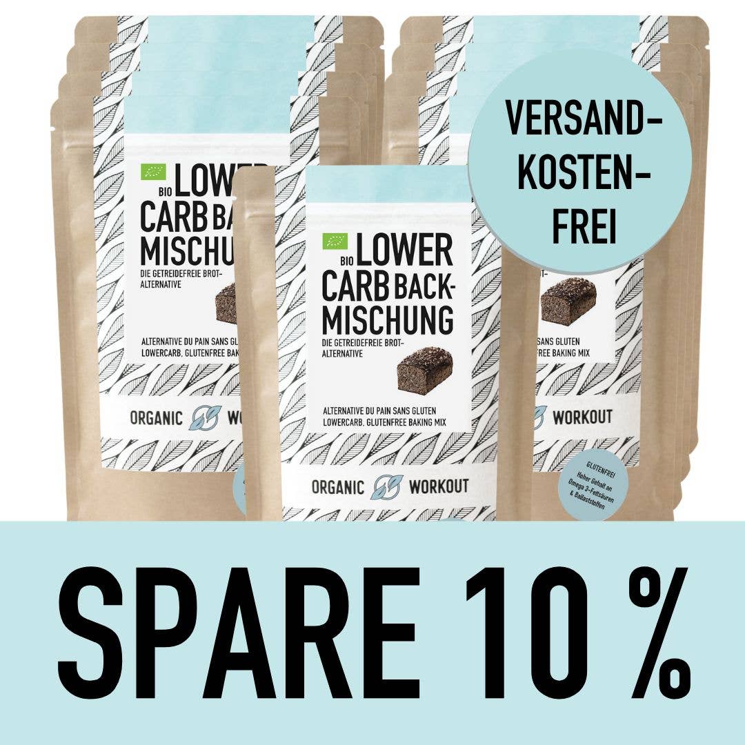 Organic Workout - Wholesale Bread Mix - LOWER-CARB* BAKING MIX – for rolls, bagels & bread alternative8