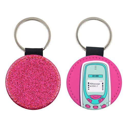 ART WOW - Wholesale Keychain - Women's - Keyrings 'MSN Messenger 90s Babe'