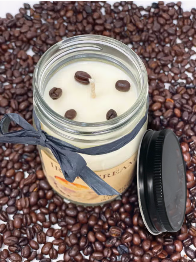 Oily Blends - Vente Bougie en bocal - Bougies Barista Blends Coffee House - Durée de combustion de 100 heures1