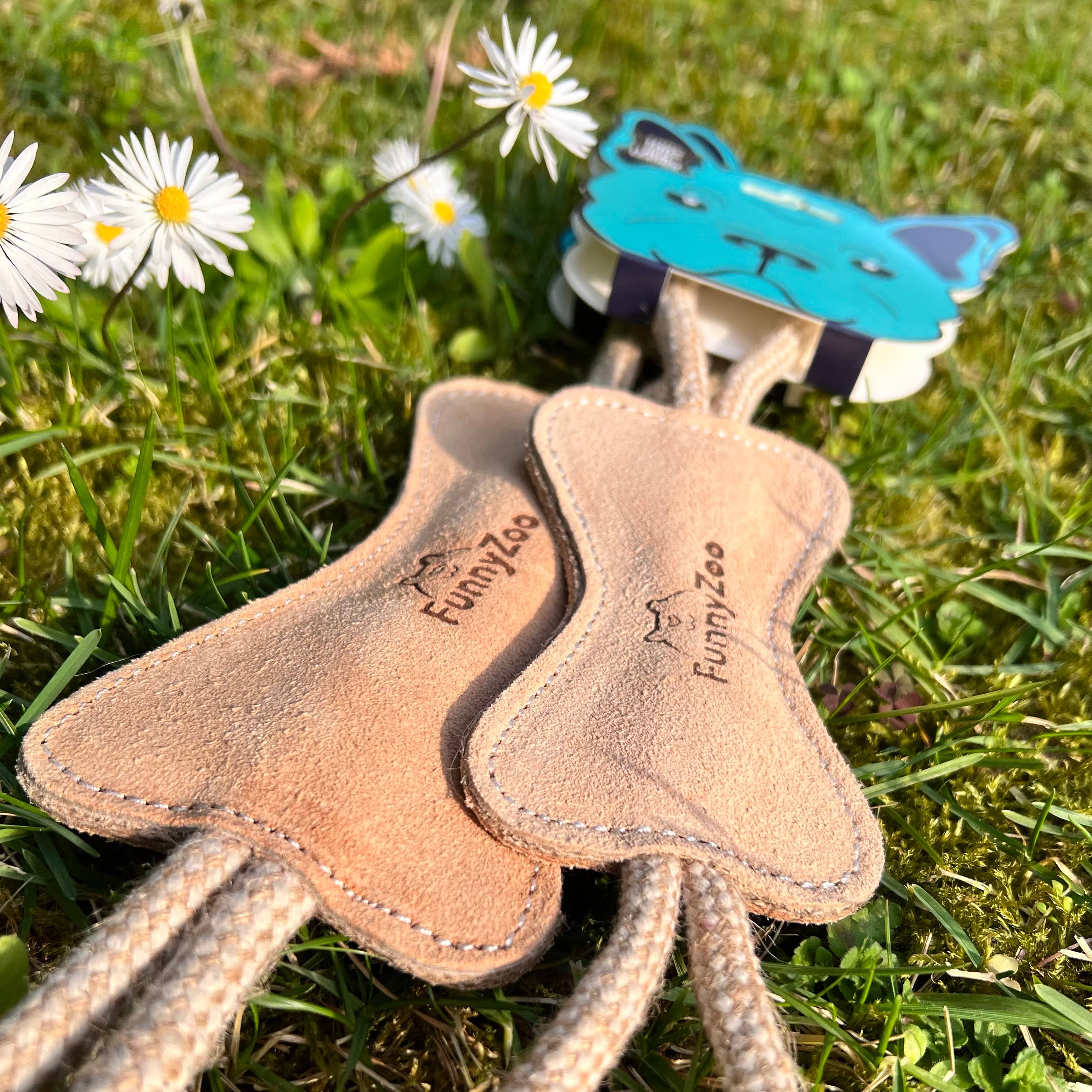 Funny Zoo - Wholesale Pet Rope Toy - Dog - Natural toy for dogs Ossicino in suede1