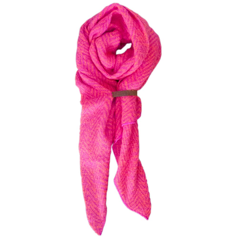 LOT83 - Wholesale Sjaal - Dames - Sjaal Jet in fuchsia0