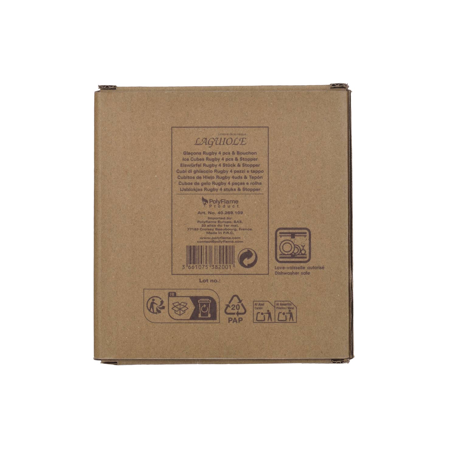 Laguiole - Wholesale Wine Stopper - Laguiole ice cube cooler with stopper3