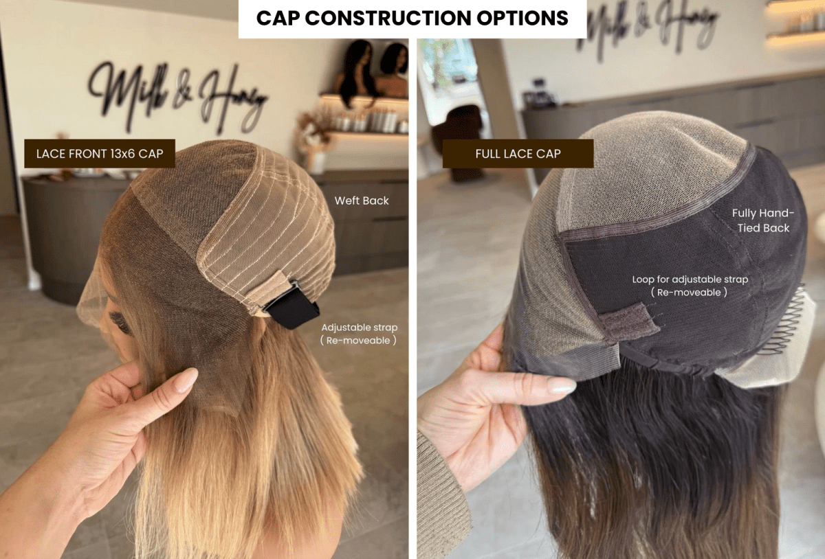 Milk & Honey - Wholesale Hair Extensions - MARY - Lived In Blonde - Human Hair Wig2