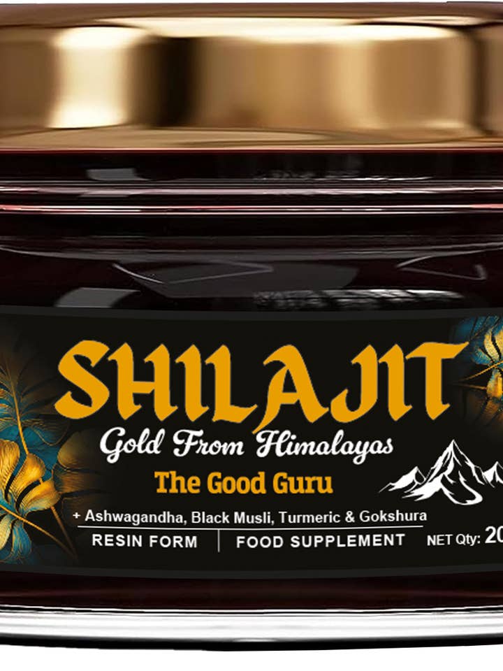 GOLD Shilajit RESIN 20gm for wholesale by The Good Guru