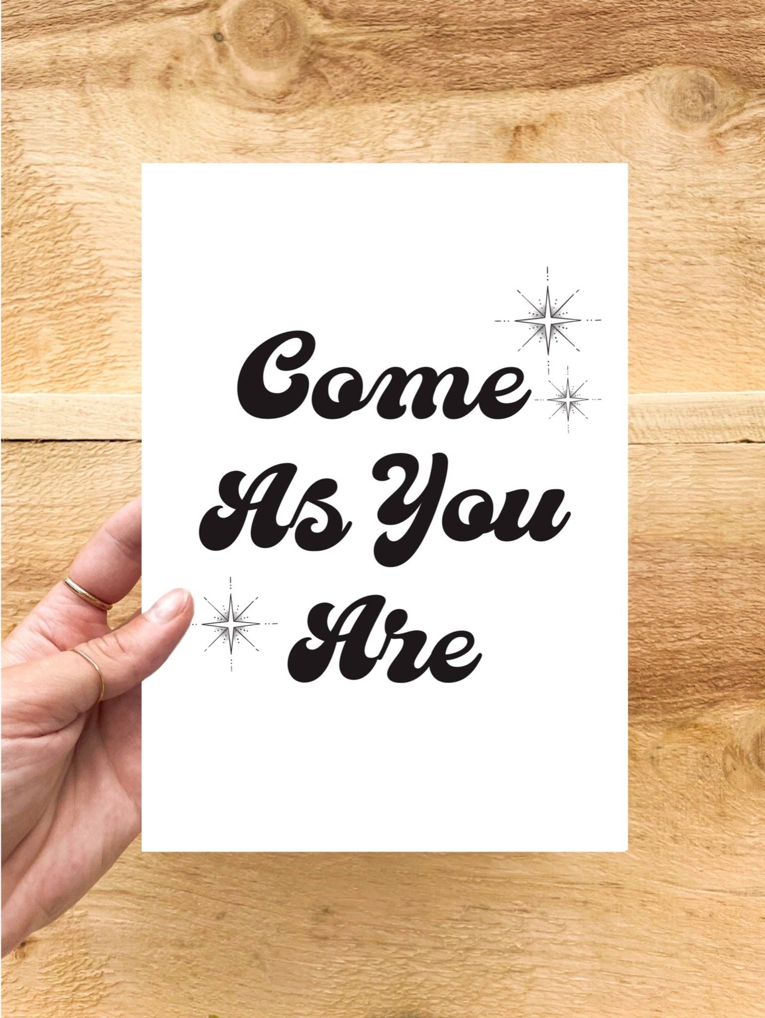 Wren and Rose - Wholesale Art Print - Come As You Are Print