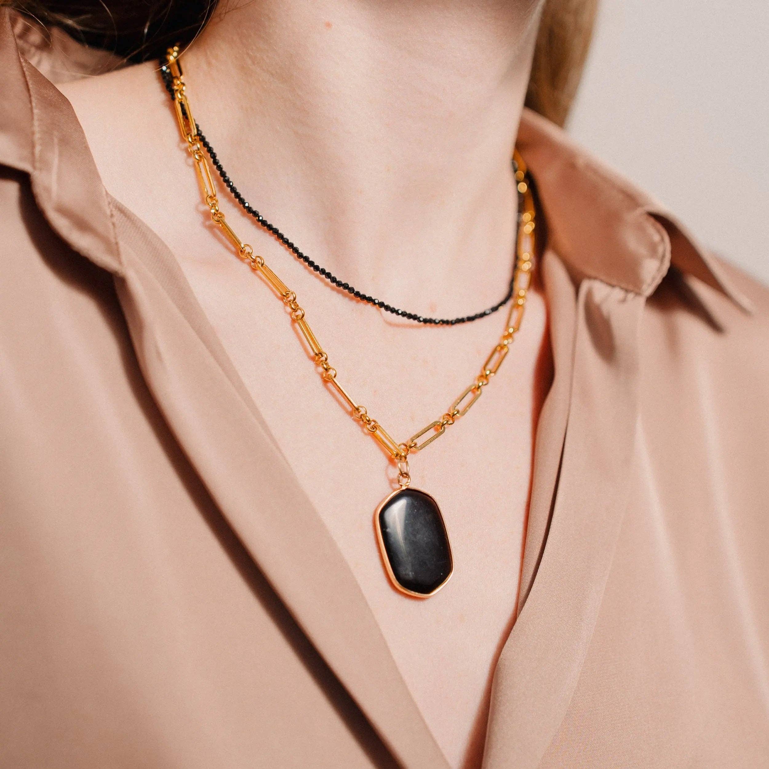 PHOEBE´S - Wholesale Pendant/Charm Necklace - Collar de piedras preciosas, collar de cristal en capas3