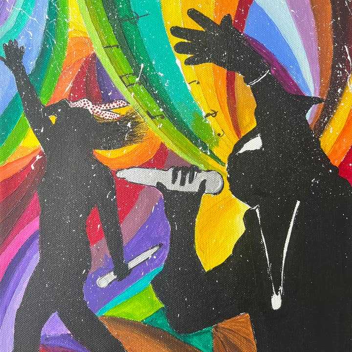 Peinture : "Puissance de la Musique" Toile Galeriée pour la vente par Toronto Art Gallery