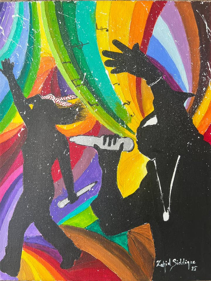 Pintura: Tela Envolvida em Galeria "Poder da Música" por atacado de Toronto Art Gallery