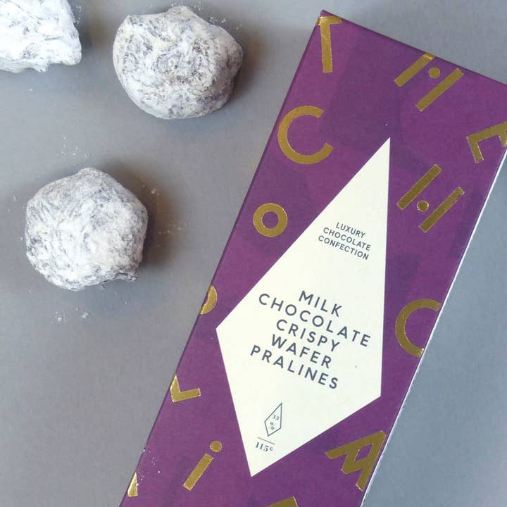 The Chocolatier - Wholesale Chocolate-covered sweets - MILK CHOCOLATE CRISPY WAFER PRALINES1