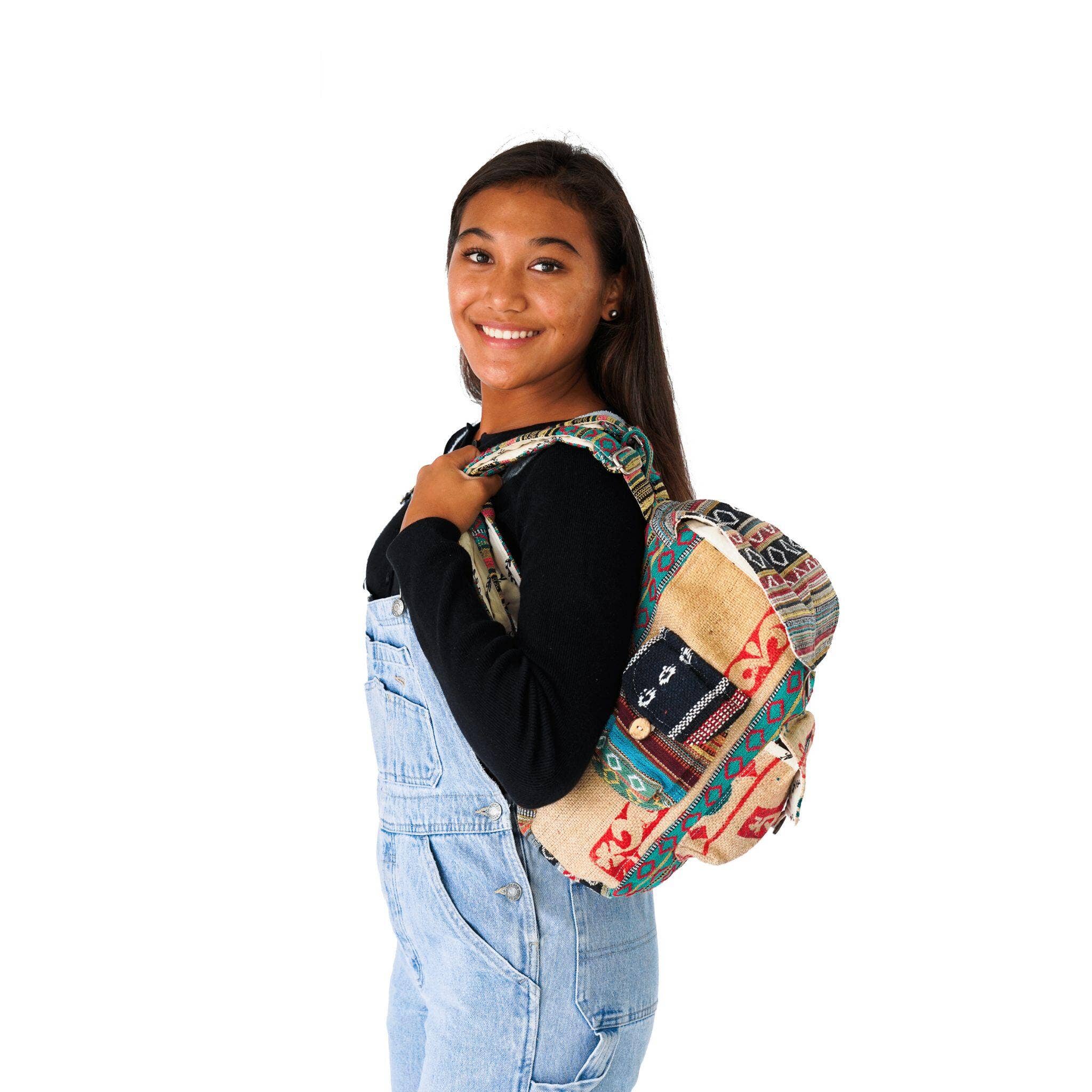 Rice Love - Wholesale Backpack - Unisex - Mini Recycled Travel Backpack Kochi5