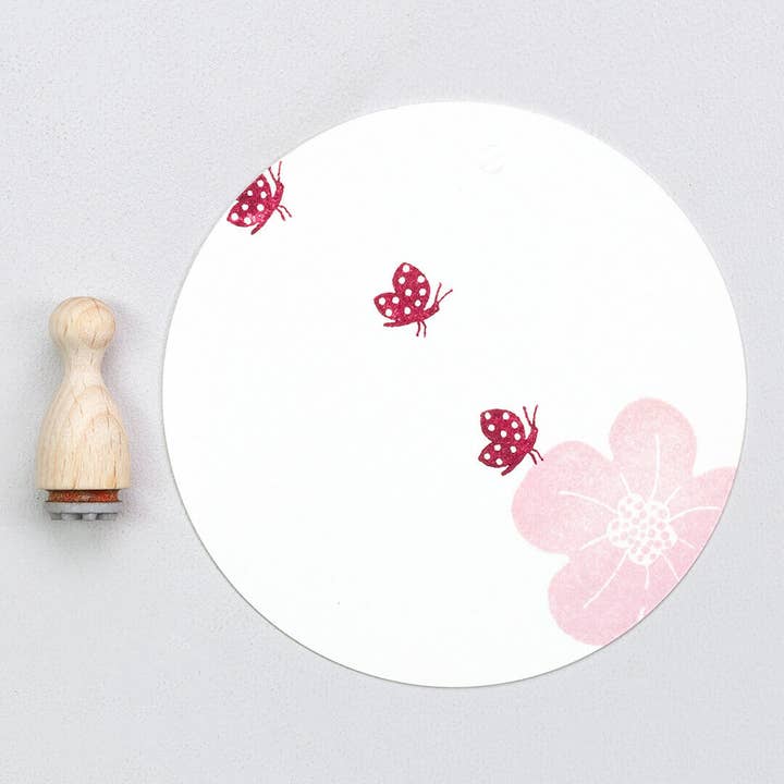 12x Stempel | Sommerfugl mini for engroshandel hos Perlenfischer