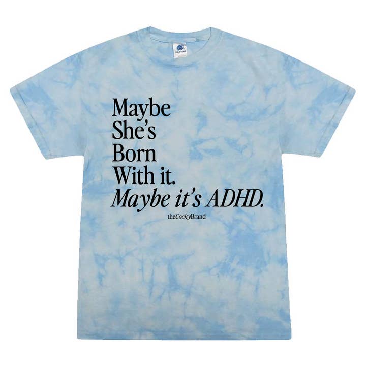 ADHD Tee for wholesale by The Cocky Brand
