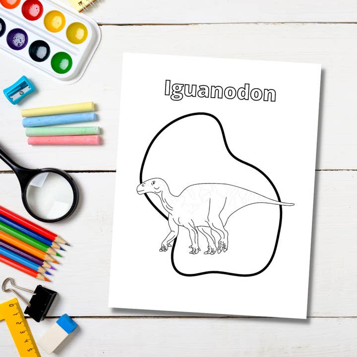 JLA Press - Venta al por mayor Libro para colorear - Niños y bebés - Libro para colorear de dinosaurios: 23 dinosaurios y nombres realistas