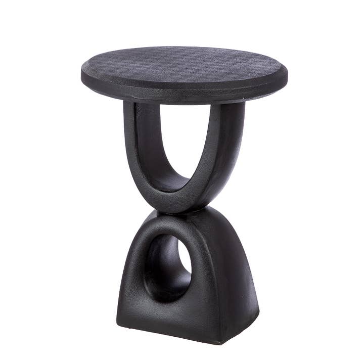 Table d'appoint ronde Preston H. 45 cm pour la vente par Gilde Handwerk Macrander GmbH & Co. KG