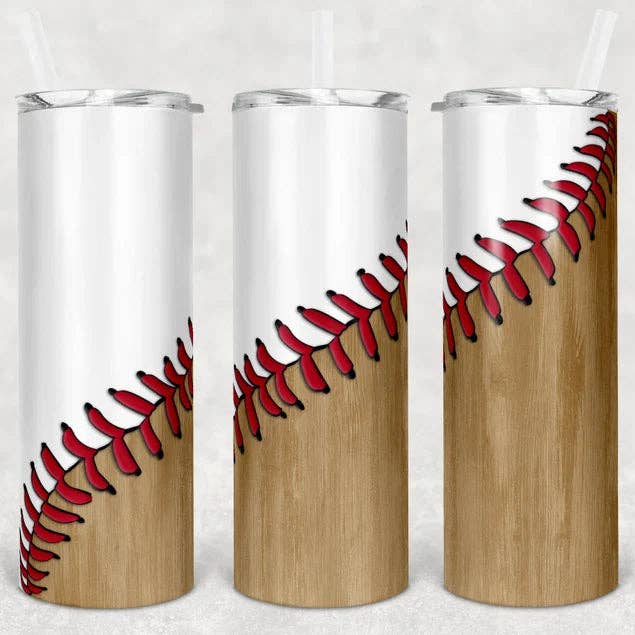 Baseball Laces | Tumbler for wholesale by Designs by Robyn