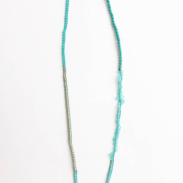 Leto Accessories - Wholesale Beaded Bracelet - 🔮 Bracelet & Necklace - Amethyst, Rose Quartz, Turquoise 5