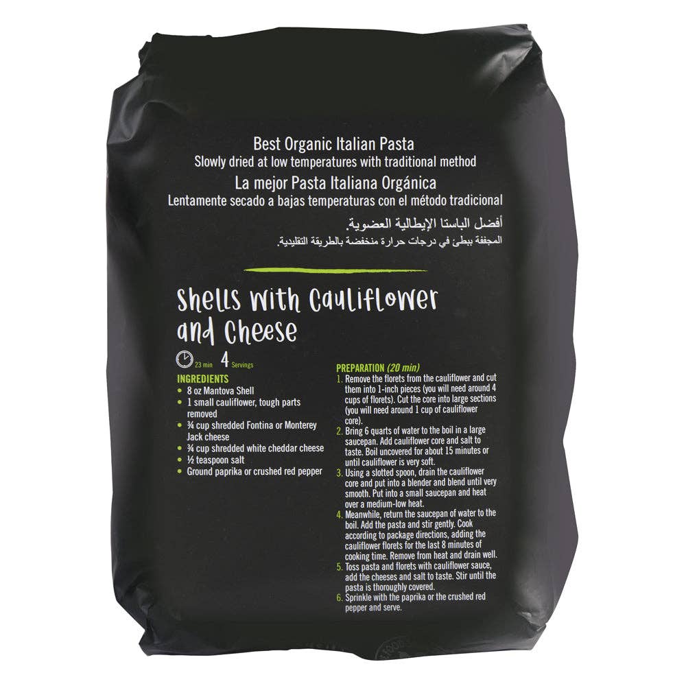 Fine Italian Food - Wholesale Pasta - Mantova Organic Shells Pasta, 1 lb.3