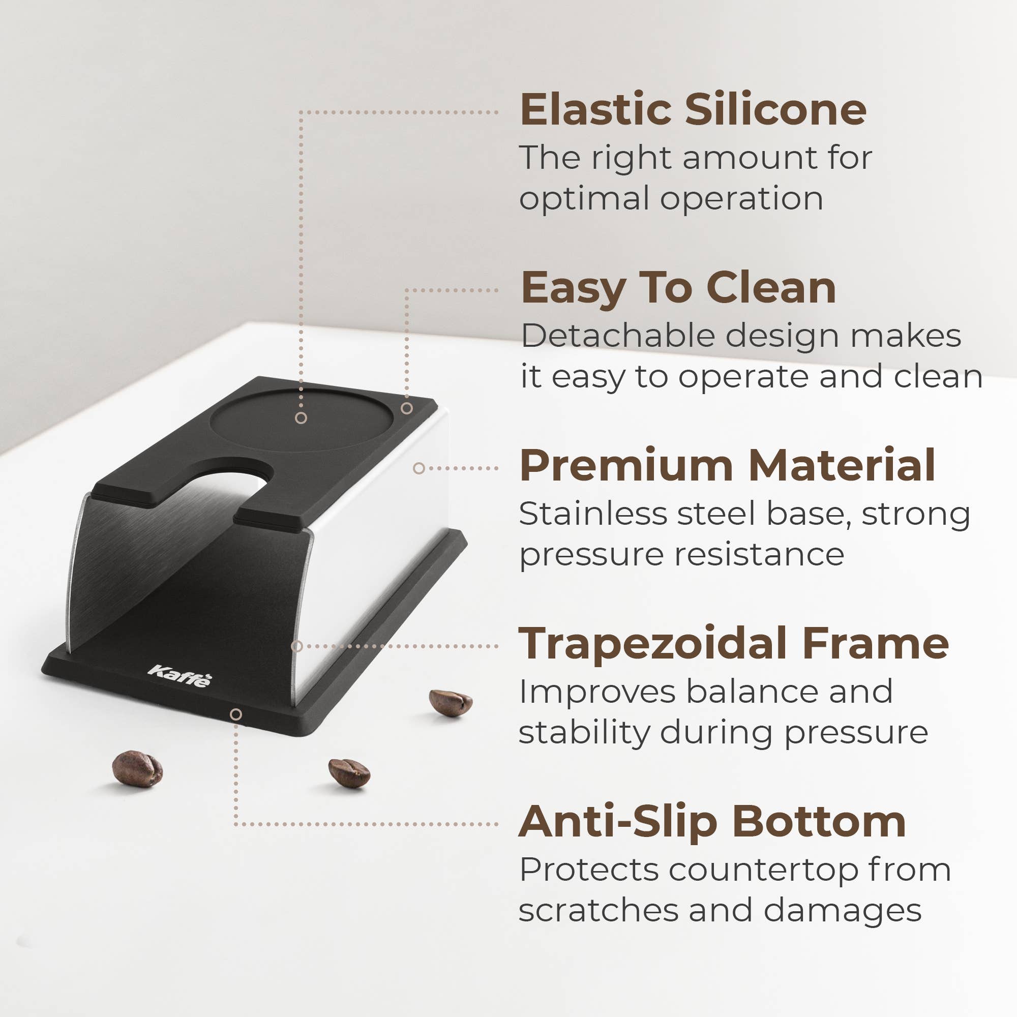 Kaffe - Wholesale Kitchen Tool/Gadget - Kaffe Espresso Premium Organizer,Tamper Holder, Portafilter2