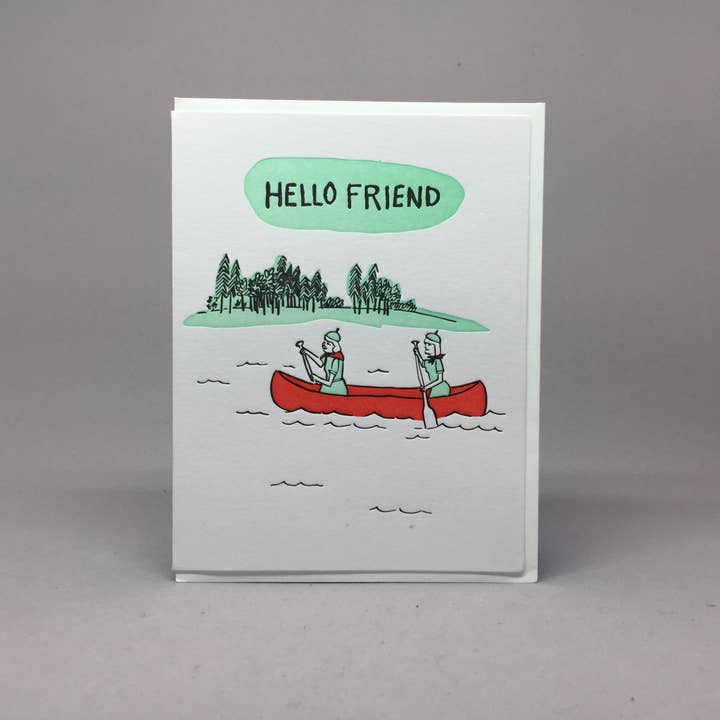Hello Friend for wholesale by Big Wheel Press