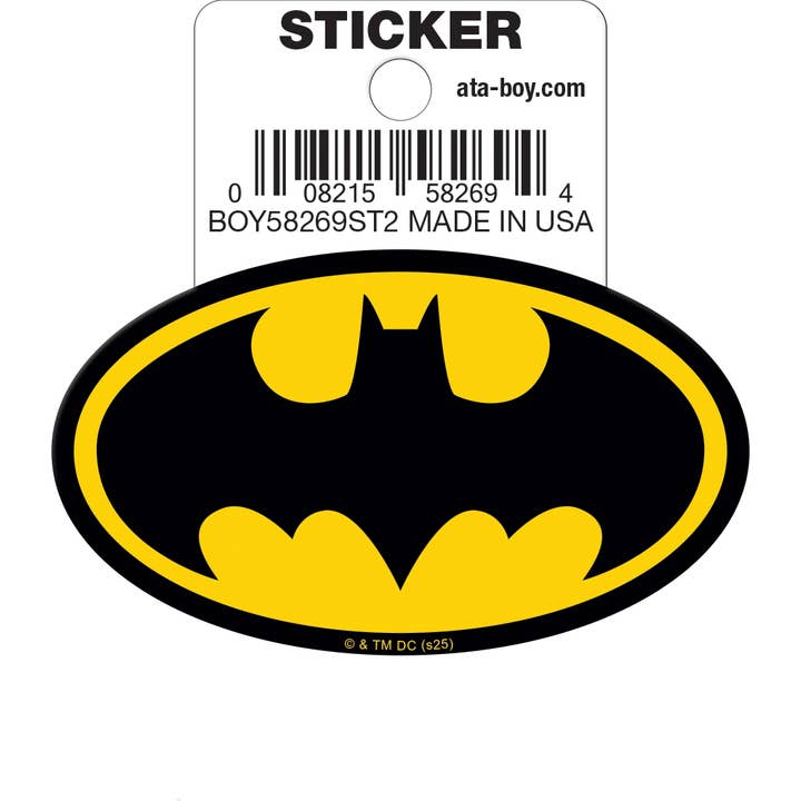 DC Comics Batman Logo Die Cut Sticker for wholesale by Ata-Boy