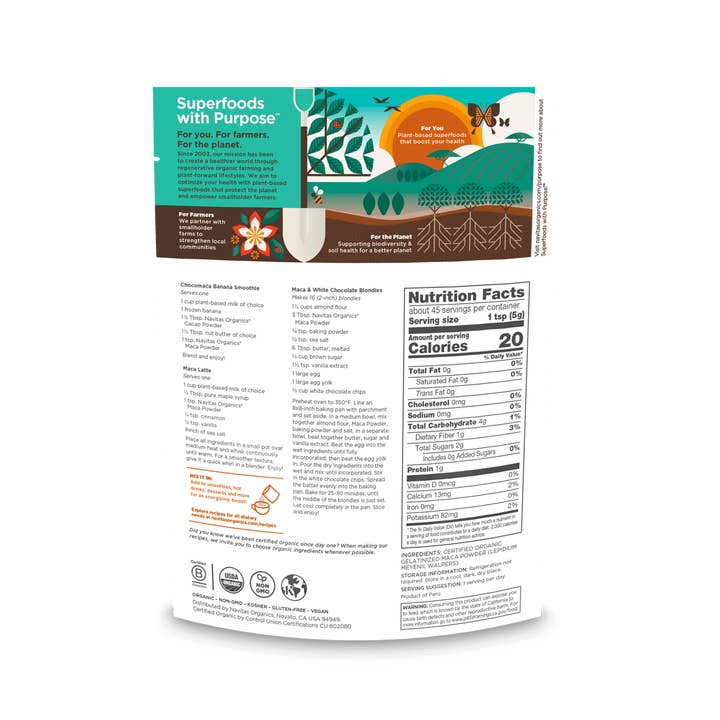 Navitas Organics - Wholesale Protein/Superfood Powder - Maca Powder3