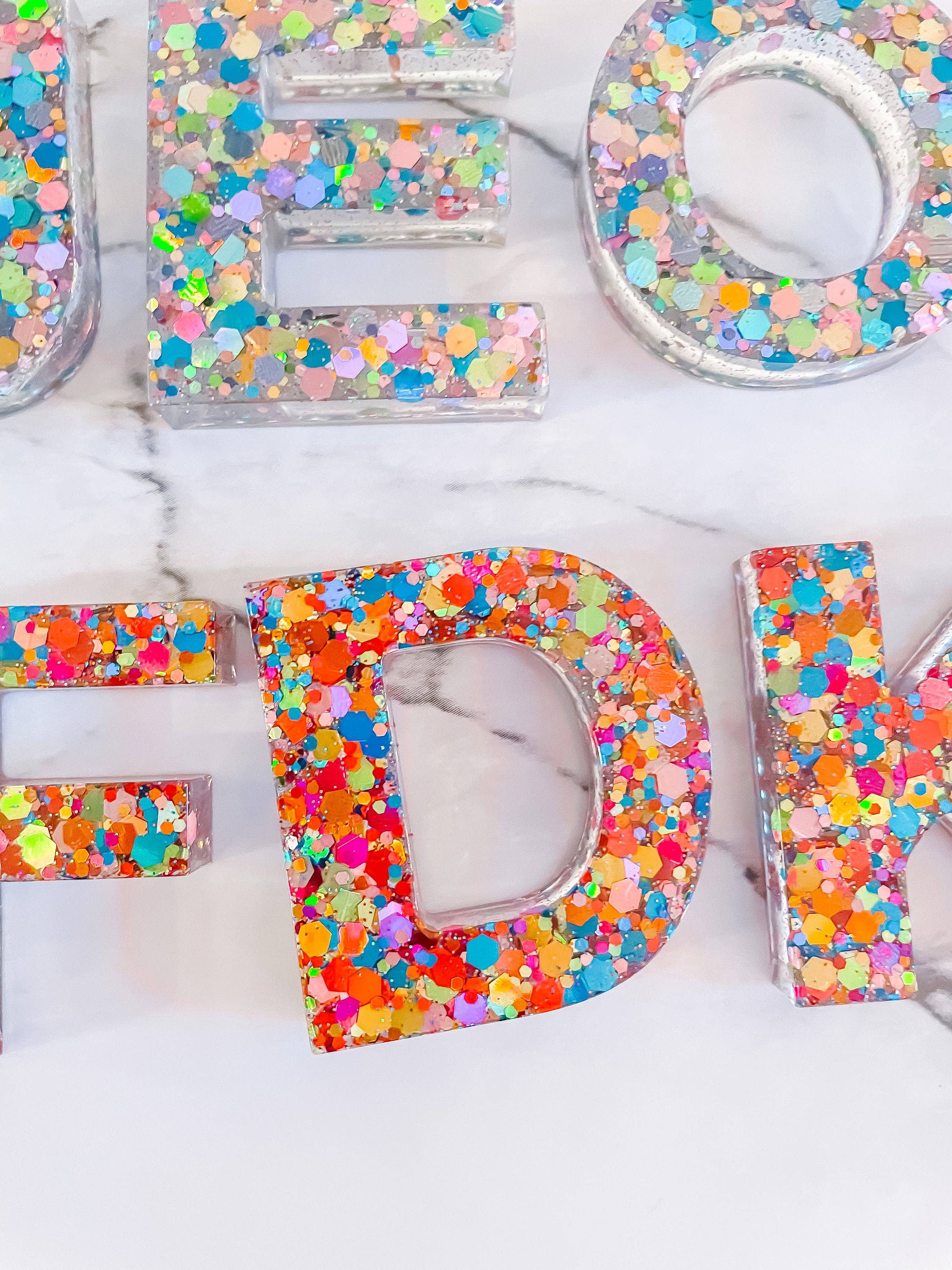 Preschool For Nuggys – wholesale Hantverkstillbehör – KONFETTI GLITTER HARTS, Pasteller, Siffror, Brev, Småbarn, Skola, Grundskola, Hemskola, Förskola2