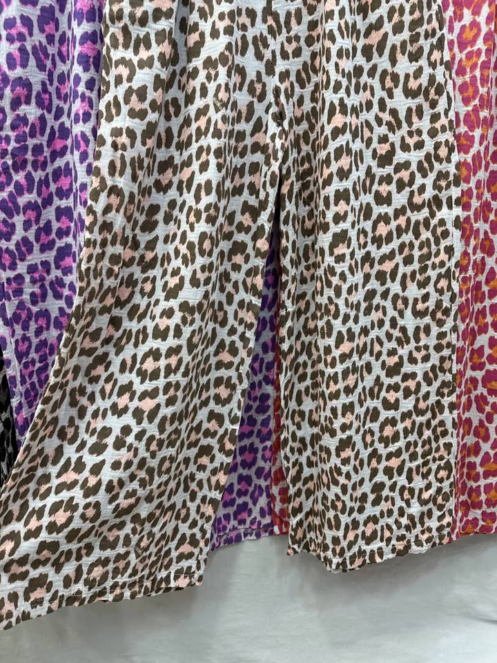Mimi & Gogo – wholesale Pants – Women's – Leopard Cotton Gauze Pants @96697_PaLeoGaze10