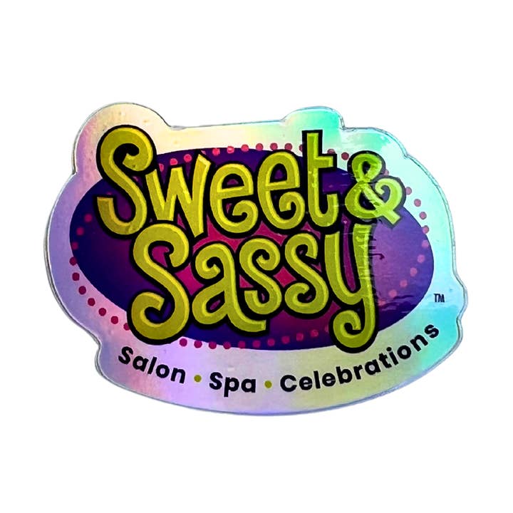 SNS Stickers - Iridescent - 50 per pack for wholesale by The Naked Bomb by Sweet & Sassy