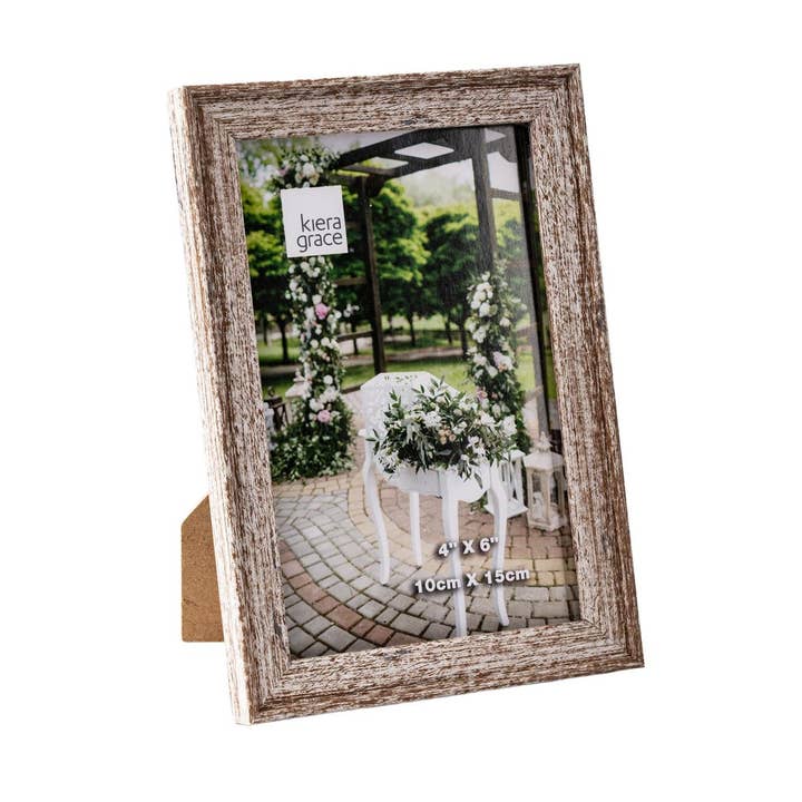 KG Relic Photo Frame,Grey Driftwood,Plastic for wholesale by Kiera Grace
