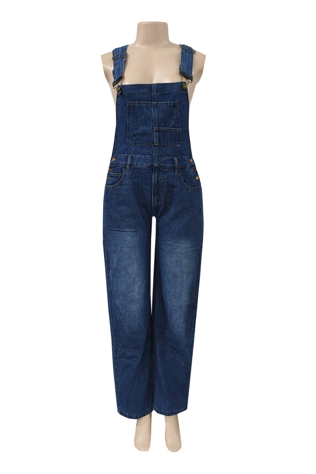 Rosa Clothing - Wholesale Overalls - Women's - vintage washed Denim overalls0