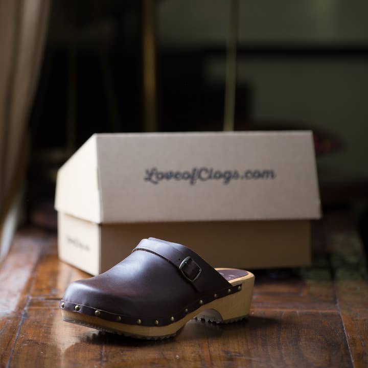 Love of Clogs - Wholesale Clogs - Women's - Lene Clogs | Swedish Clog Design | Brown