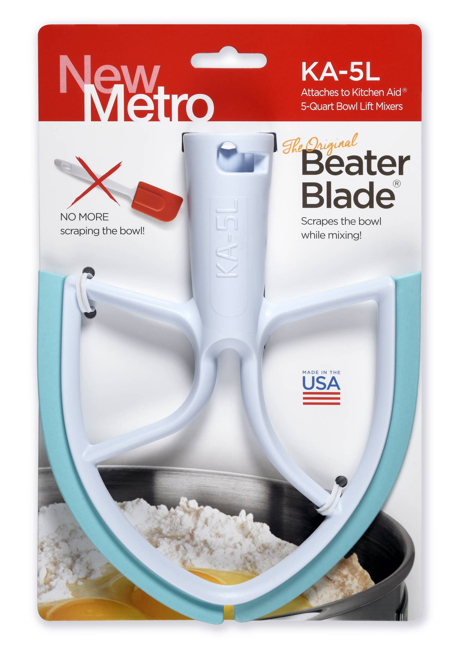 New Metro Design - Wholesale Kitchen Tool/Gadget - KA-5L Plastic Body BeaterBlade for 5-QT Bowl-Lift Mixers4