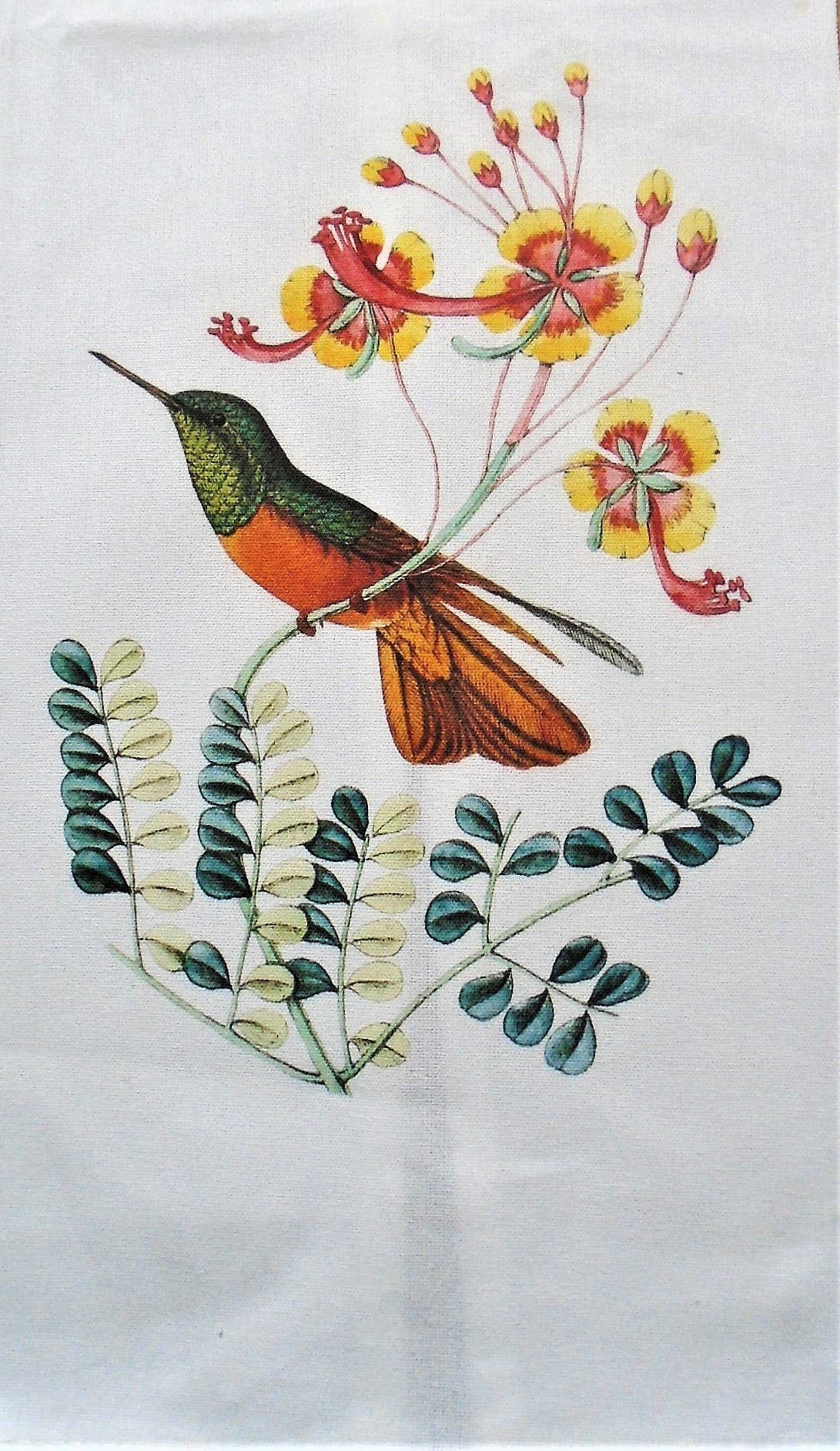 Ox Bow Decor - Wholesale Hand Towel - Animals/ Birds/Fish/   Hummingbird Hand Towel1