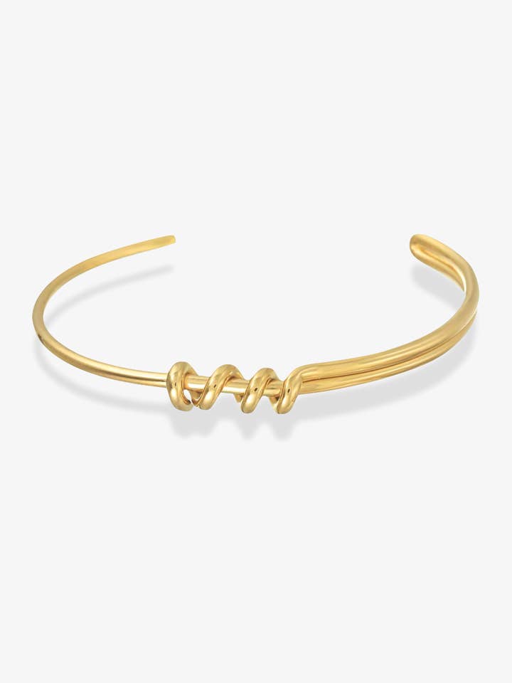 Spirelli Cuff Bracelet for wholesale by Ben Oni Jewelry