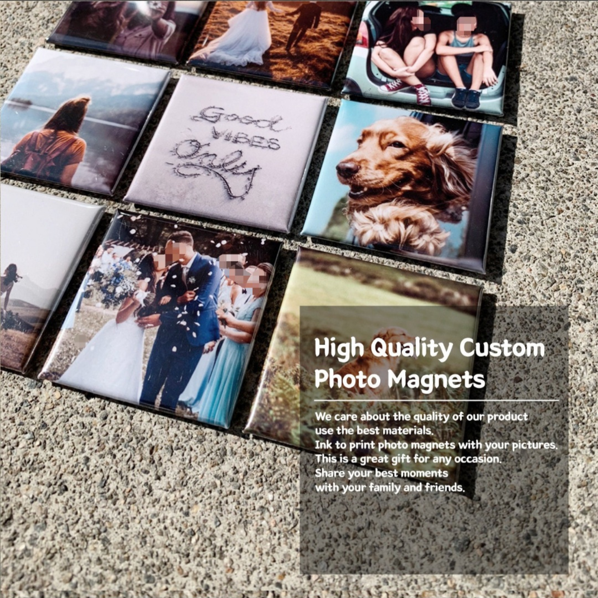 Pic Art Joy - Wholesale Magnet - Premium custom Magnets (Fridge Magnets),12 Pcs per image8