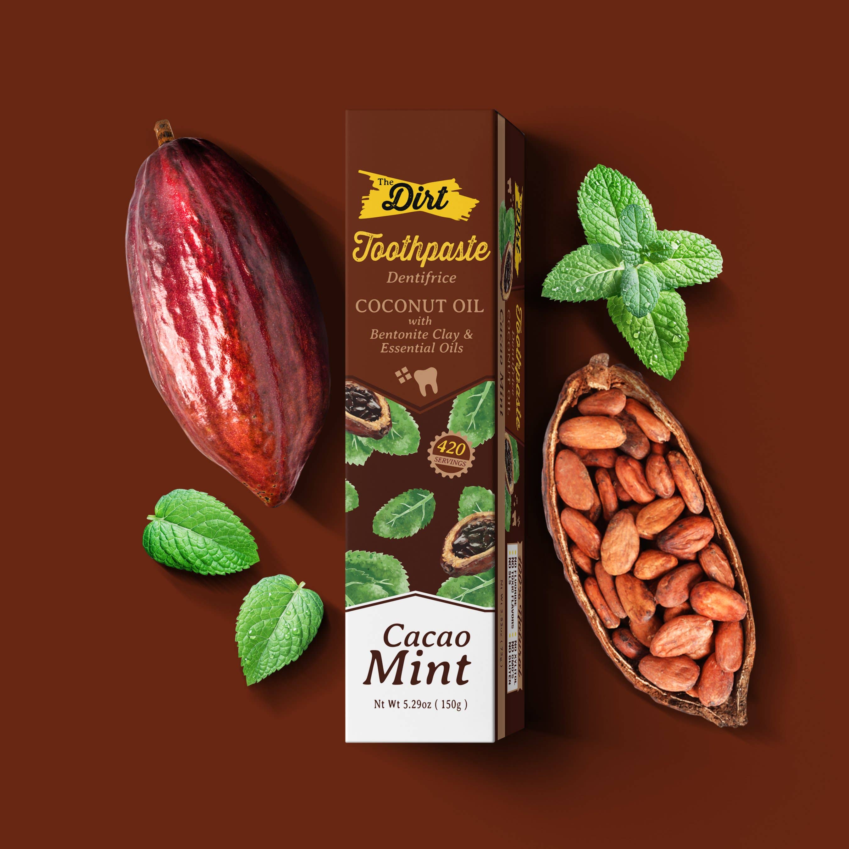 The Dirt Personal Care - Wholesale Toothpaste - Coconut Oil Toothpaste25