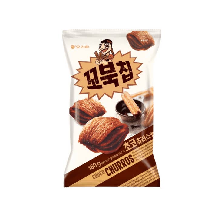 Pops Distro Inc - Wholesale Chips - Orion Turtle Chips Choco Churros Flavor 4ct (160g) (Korea)