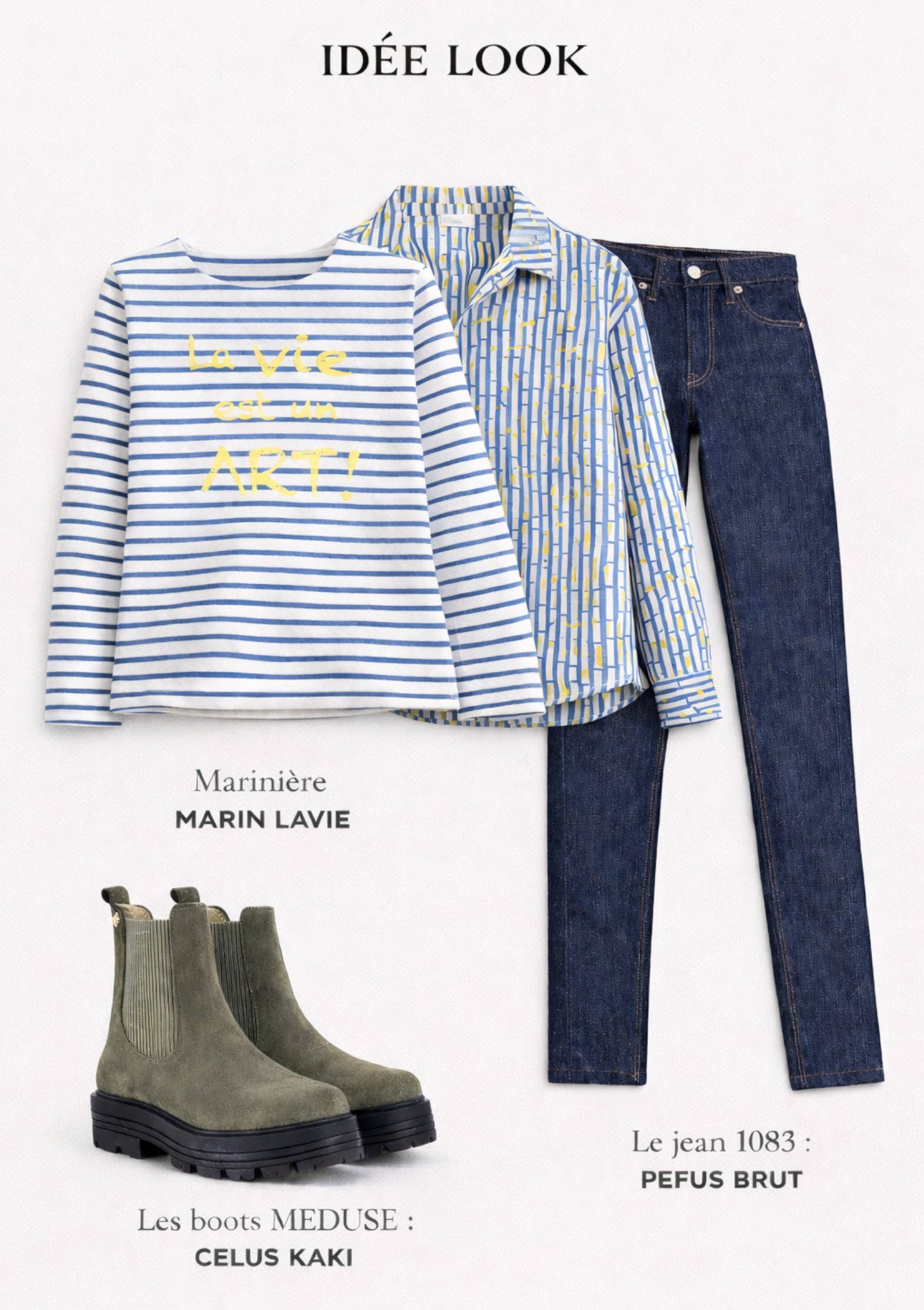 MADE IN SENS - Wholesale Jeans - Women's - JEAN PEFUS RAW UNI5