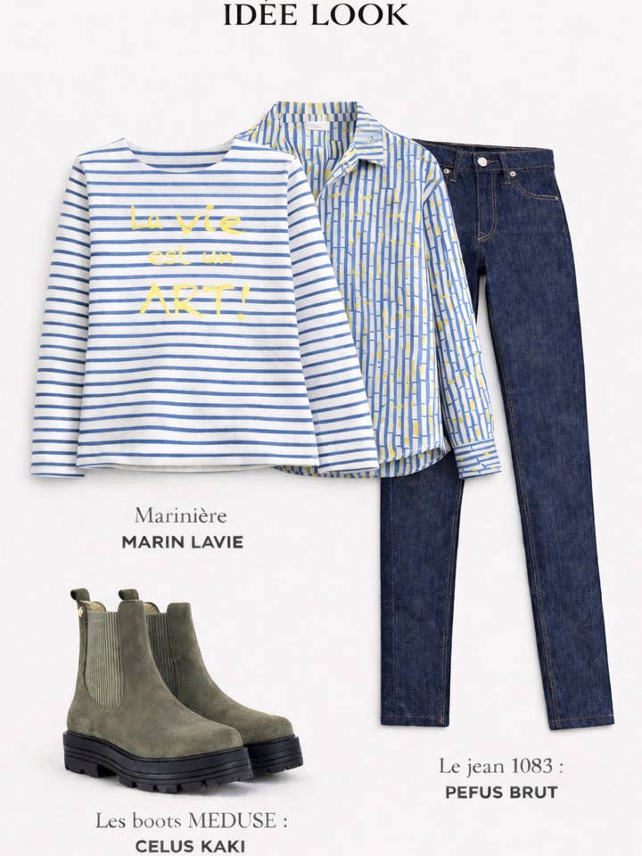 MADE IN SENS - Wholesale Jeans - Women's - JEAN PEFUS RAW UNI5