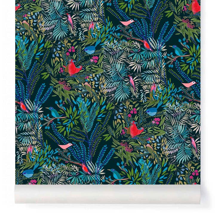 JAZZ tapet Natfarve for engroshandel hos Little Cabari