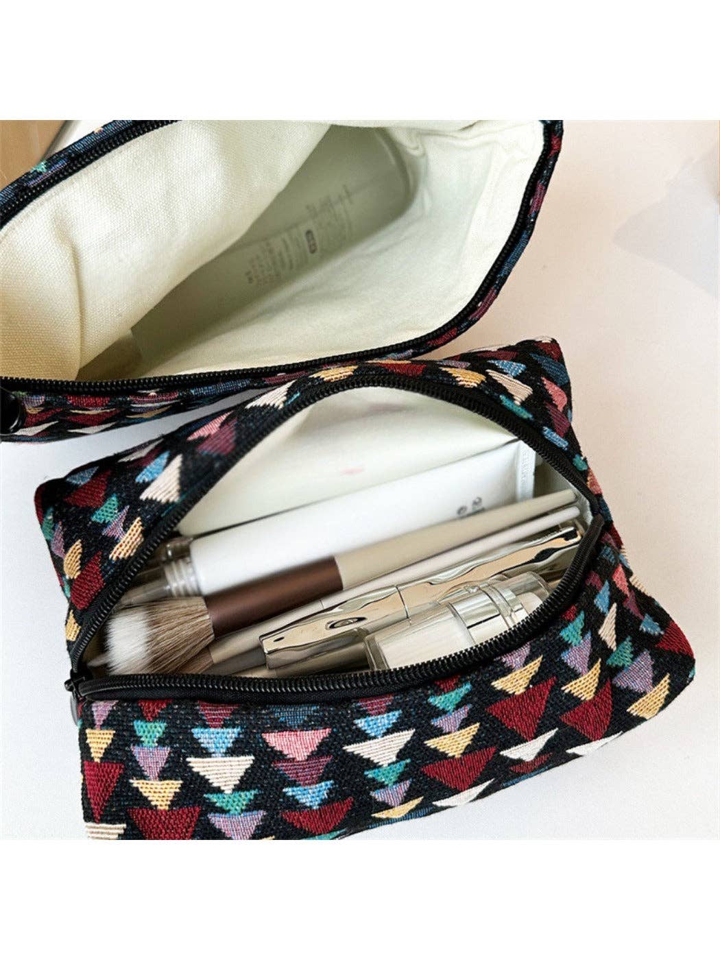 Funkyrel® Atzbranding Limited - Wholesale Pouch - Women's - Cosbai - Fun Pine-Print Zipper Pouch - Playful & Chic6