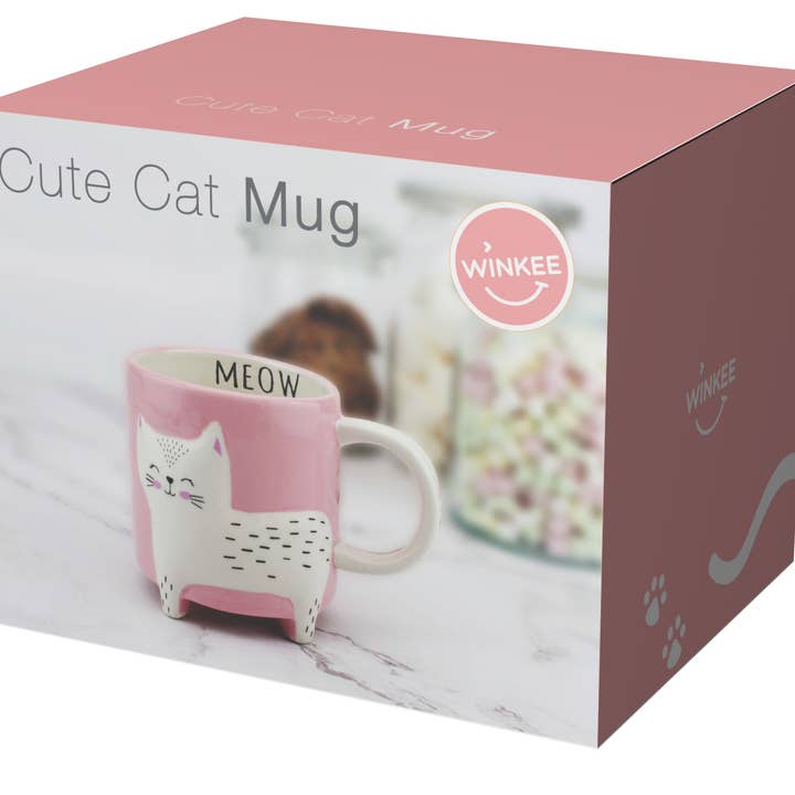 MAGS - Wholesale Coffee mug - Cute animal coffee mug cat1