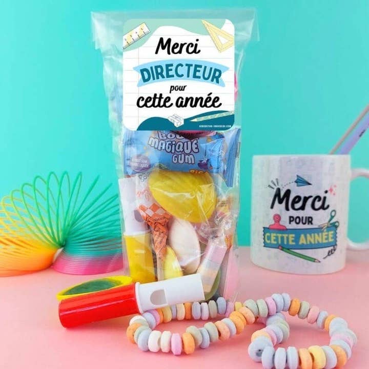 Génération Souvenirs - Wholesale Gummy - 80s and 90s candy bag - Merci Directeur