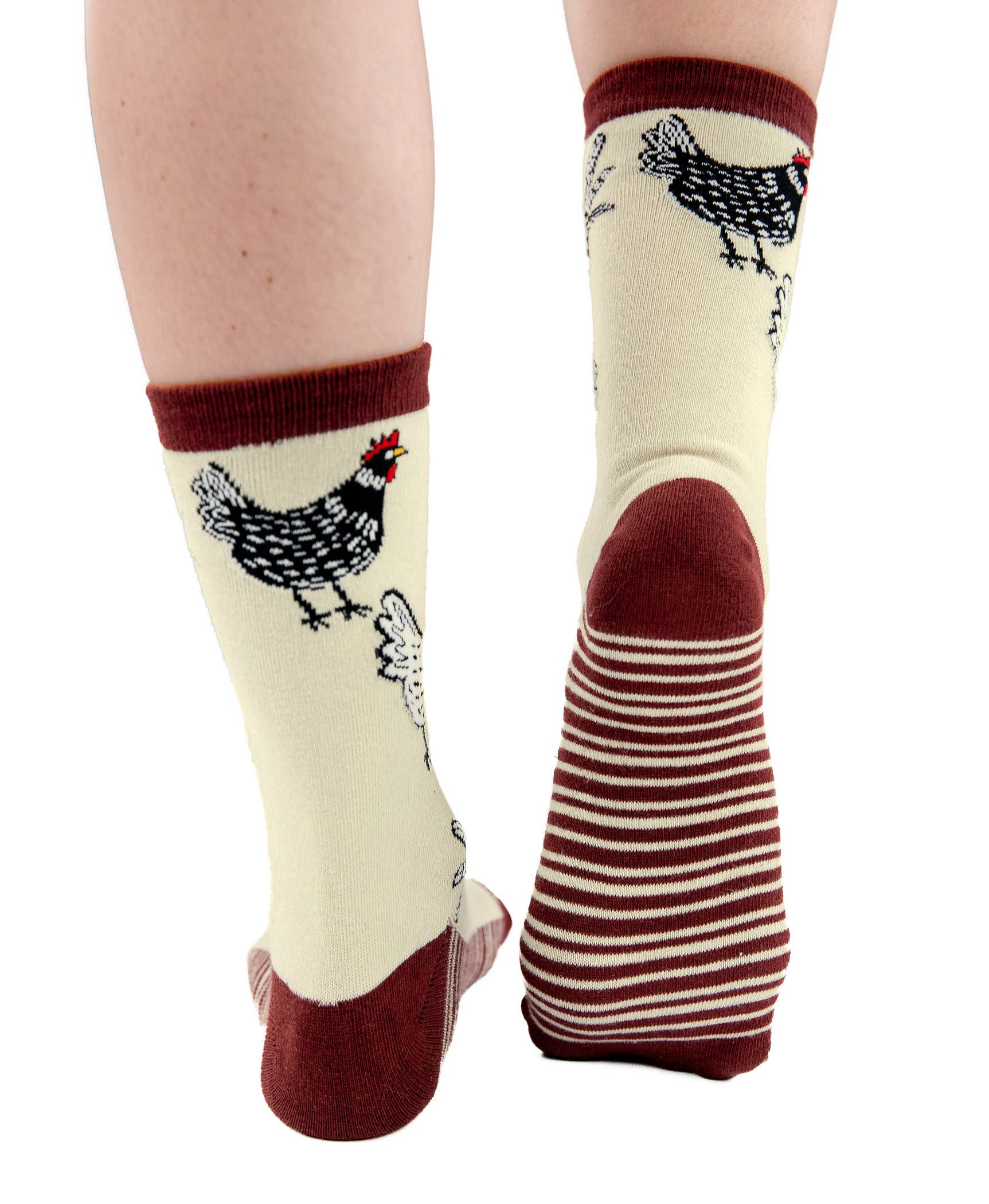 Lazy One - Vente Chaussettes – unisexe - Chaussette Équipage Poulet Taille Unique2