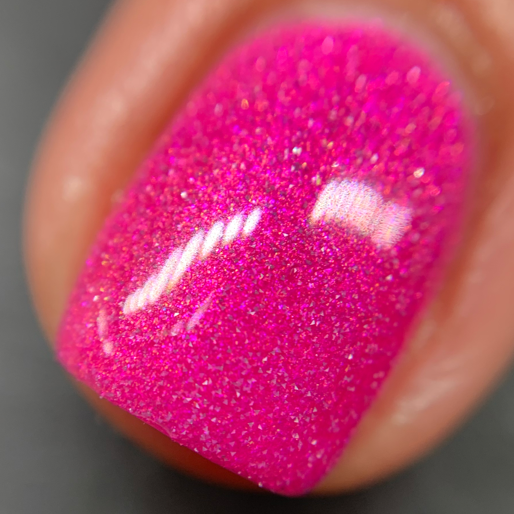 Atomic Polish - Wholesale Nail Polish - Glucose Pink Nail Polish with Silver Glitter19