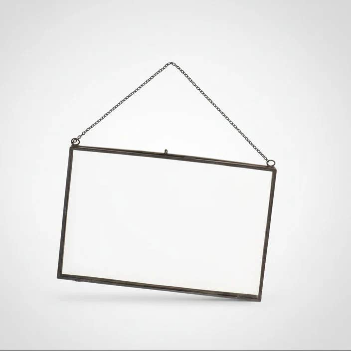 14.5" x 12.2" Black Copper Glass Frame for wholesale by Monahan Papers