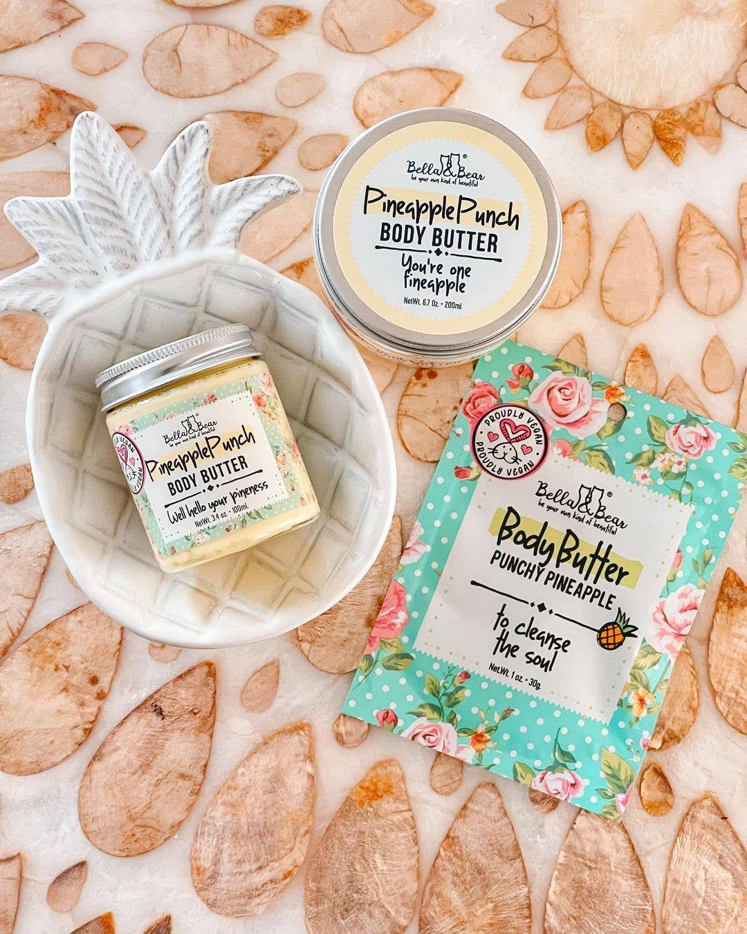 Bella & Bear - Wholesale Whipped Soap - Pineapple Punch Whipped Bath Soap | Shave cream for Women1