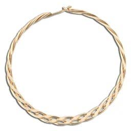 Mark Steel Jewelry - Wholesale Hoop Earrings - Braided 40mm Hoop Earring