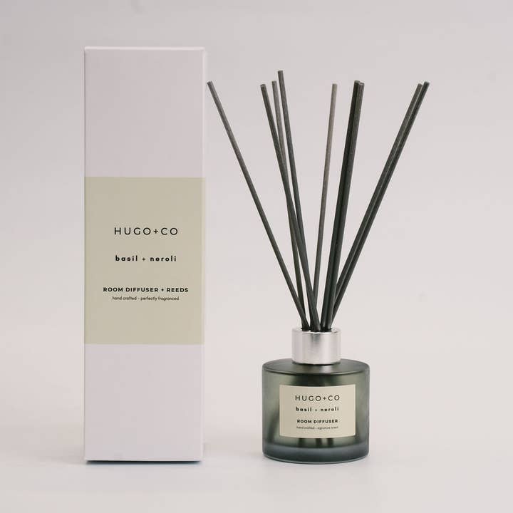 Basil & Neroli Reed Diffuser for wholesale by HUGO+CO