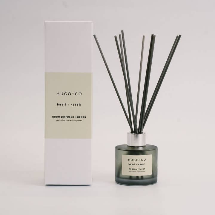 Basil & Neroli Reed Diffuser for wholesale by HUGO+CO
